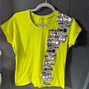 Kids Jordan Lime Green Graphic Short Sleeve T-Shirt